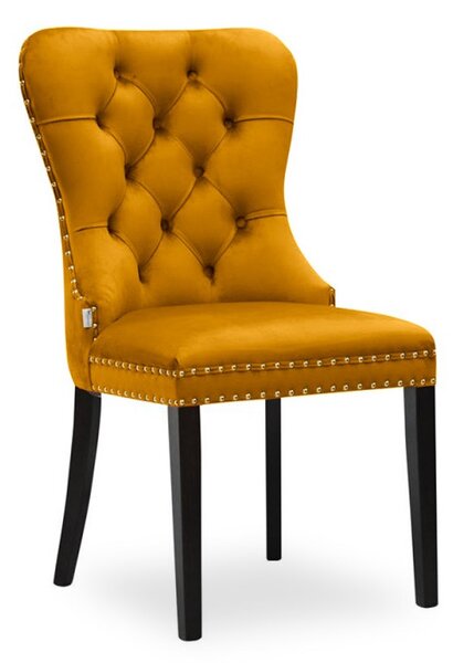 Krzesło MADAME II miodowy/ noga czarna
