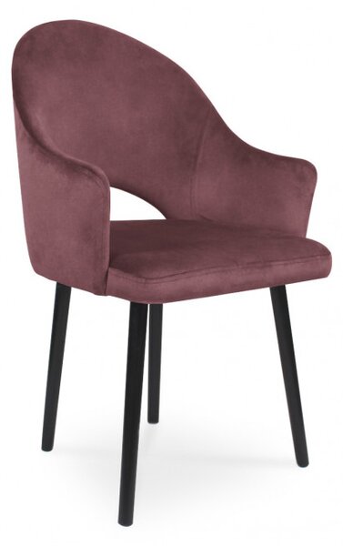 Krzesło tapicerowane BARI antyczny róż / KR29