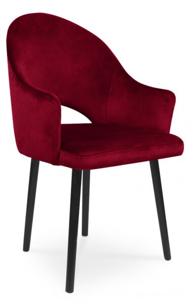 Krzesło tapicerowane BARI czerwony / KR02