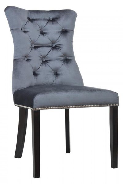 Eleganckie krzesło tapicerowane ASIA z wysokim oparciem
