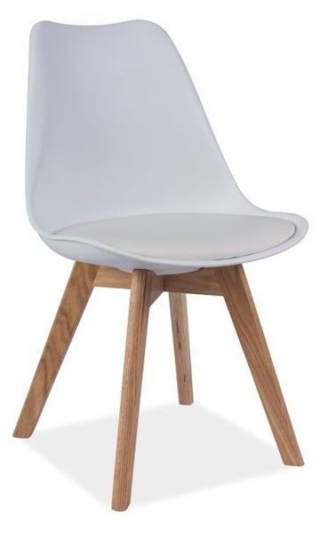 Krzesło kris dąb/białe