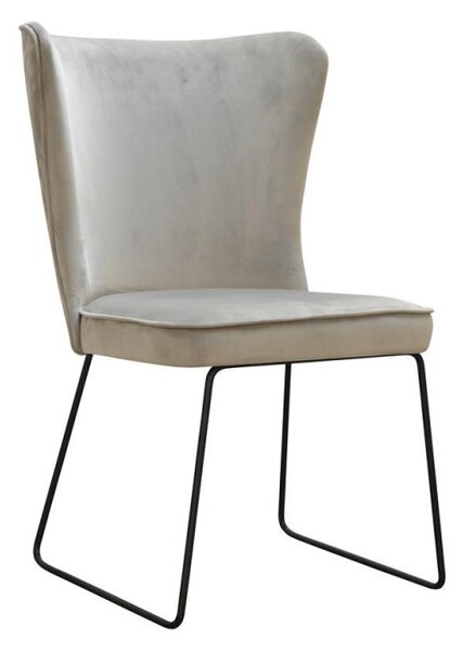 Wygodne krzesło na metalowych nogach MONIC SKI