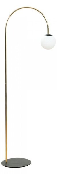 Lampa podłogowa Zuma Line BOW 1223 – nowoczesna łukowa do salonu, eleganckie oświetlenie wnętrz