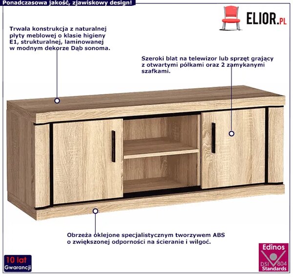 Szafka RTV dąb sonoma C9-F56
