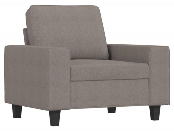 Fotel, taupe, 60 cm, obity tkaninÄ