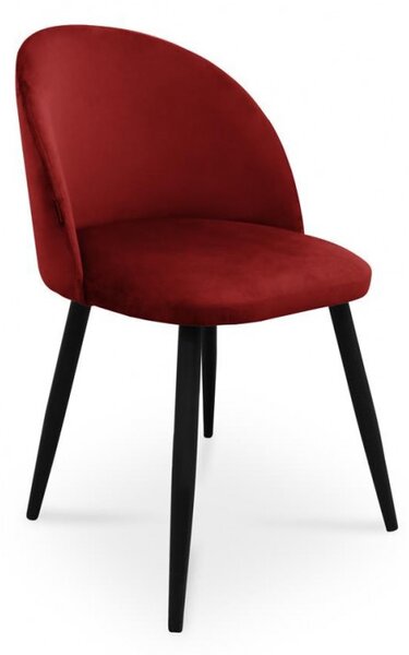 Krzesło SONG / czerwony / noga czarna / MG31
