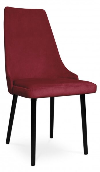 Krzesło tapicerowane COTTO VELVET czerwony / KR02