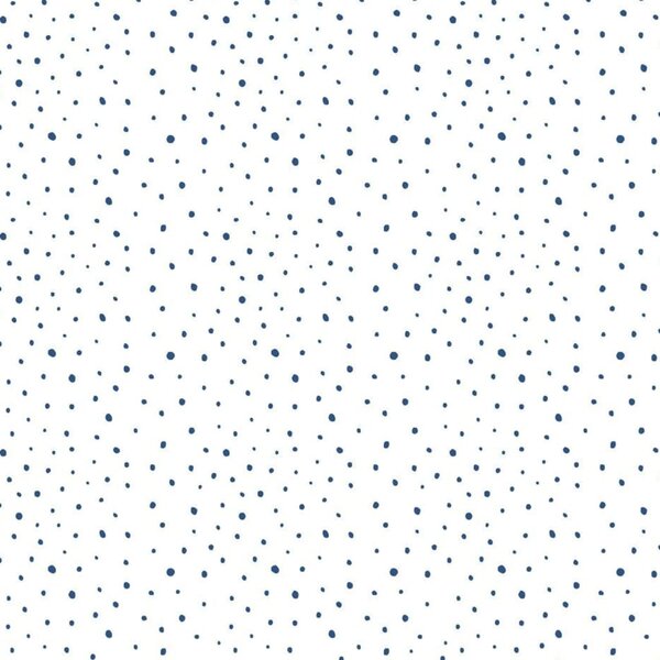 Noordwand Tapeta Mondo baby Confetti Dots, biało-niebiesko-beżowa