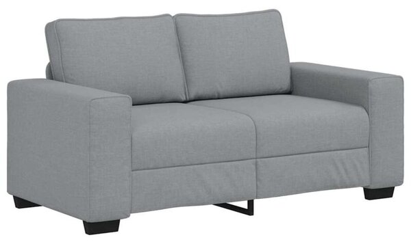 Sofa 2-osobowa jasnoszara 120 cm tkanina
