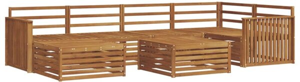 Zestaw mebli ogrodowych z litego drewna akacjowego - nowoczesny i funkcjonalny design na świeżym powietrzu