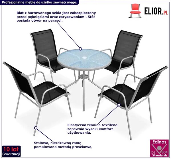 Zestaw mebli na balkon F7-N60