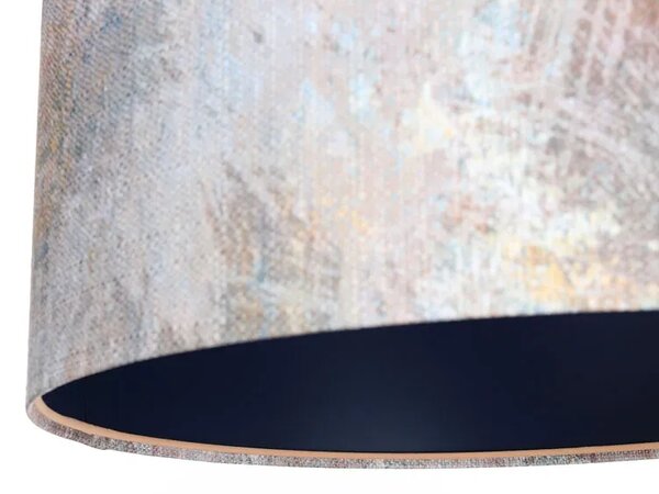 Lampa wisząca okrągła z granatowym środkiem - S357 T5-T49