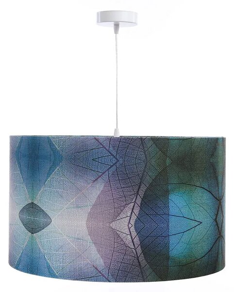 Fioletowa duża lampa wisząca do salonu - S389 L3-H15