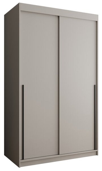 Szafa przesuwna Garderoba SIMA T 120 kaszmir + u. czarny