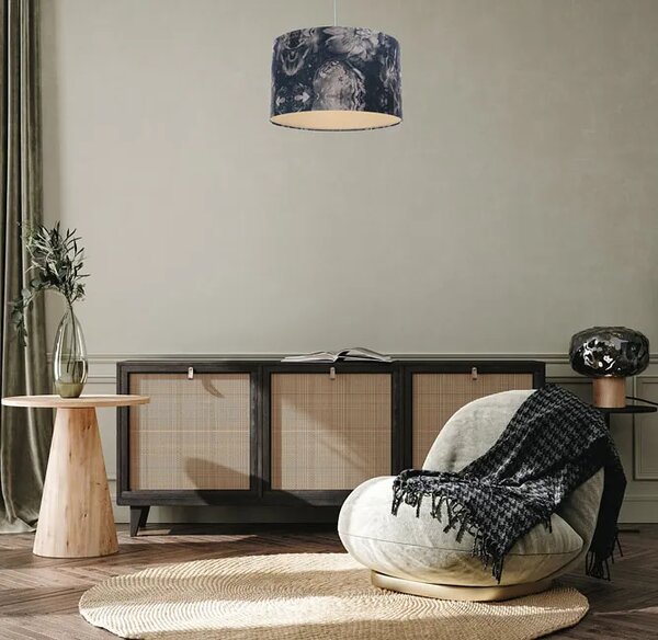Nowoczesna lampa wisząca z motywem kwiatów - S396 D0-A67