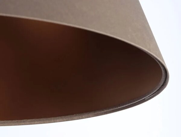 Brązowa lampa wisząca dzwon nad stół - S406 L6-H75