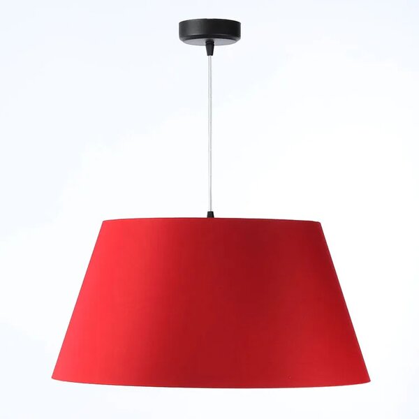 Czerwona nowoczesna lampa wisząca dzwon - S406 D0-W05