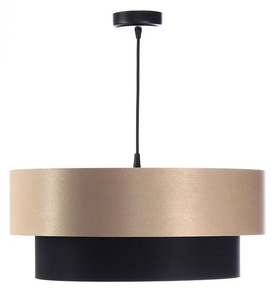 Kremowo-czarna podwójna lampa nad stół - 4X S414 G3-C08