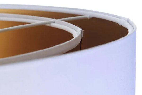 Złoto-biała lampa wisząca w stylu glamour - 5X S420 B9-R29