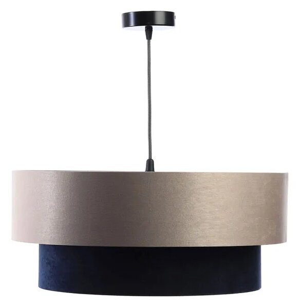 Lampa wisząca z satynowo-welurowym abażurem - S426 G4-M47