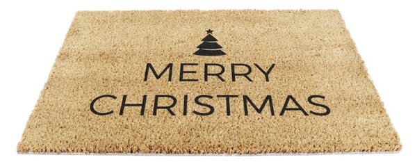 Wycieraczka ze świątecznym motywem z włókna kokosowego 40x60 cm Merry Christmas – Artsy Doormats