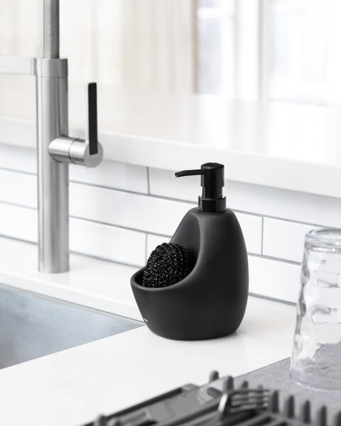 Czarny ceramiczny dozownik do mydła 590 ml Joey – Umbra
