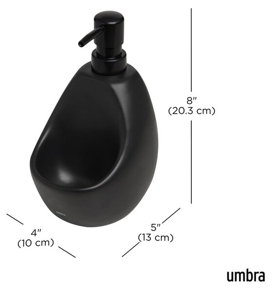 Czarny ceramiczny dozownik do mydła 590 ml Joey – Umbra