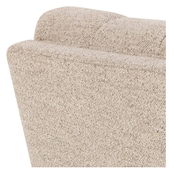 Beżowa sofa z materiału bouclé 218 cm Tampa – Actona