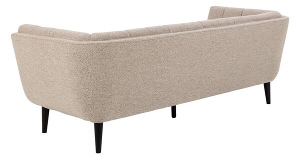 Beżowa sofa z materiału bouclé 218 cm Tampa – Actona
