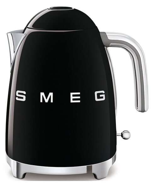 Czarny czajnik elektryczny ze stali nierdzewnej 1,7 l Retro Style – SMEG