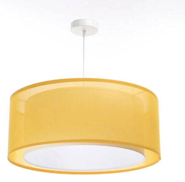 Żółta designerska lampa wisząca - S436 S0-H24