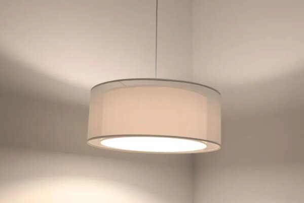 Kremowa nowoczesna duża lampa wisząca 4X S436 G1-E28