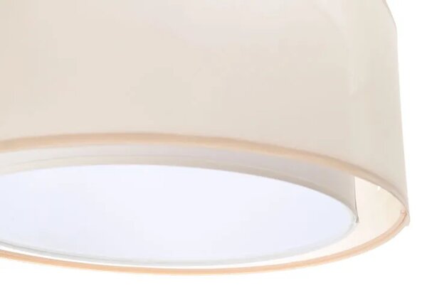 Kremowa nowoczesna duża lampa wisząca 4X S436 G1-E28