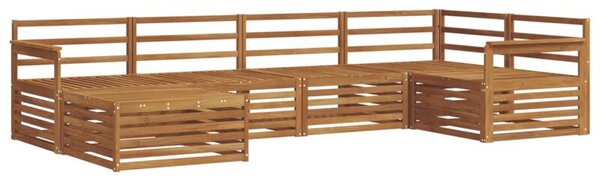 Zestaw mebli ogrodowych z litego drewna akacjowego - minimalistyczny design i trwałość