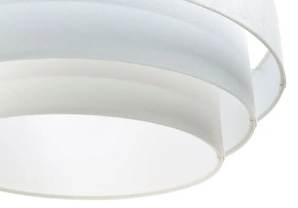 Biała skandynawska lampa wisząca welurowa - 6X S440 P0-G14