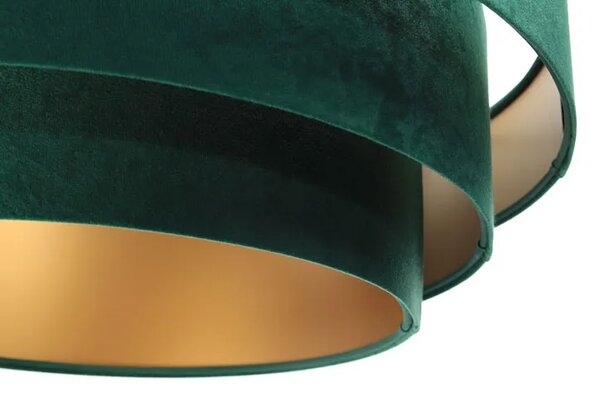 Zielona lampa wisząca glamour nad stół - 10X S441 B7-F58
