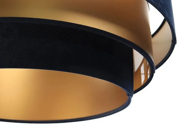 Granatowo-złota lampa wisząca glamour - S442 N2-Z79