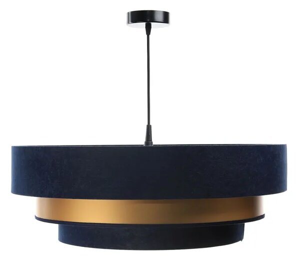 Granatowo-złota lampa wisząca glamour - S442 N2-Z79