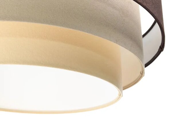 Potrójna okrągła lampa wisząca welurowa - 2X S445 T5-F16