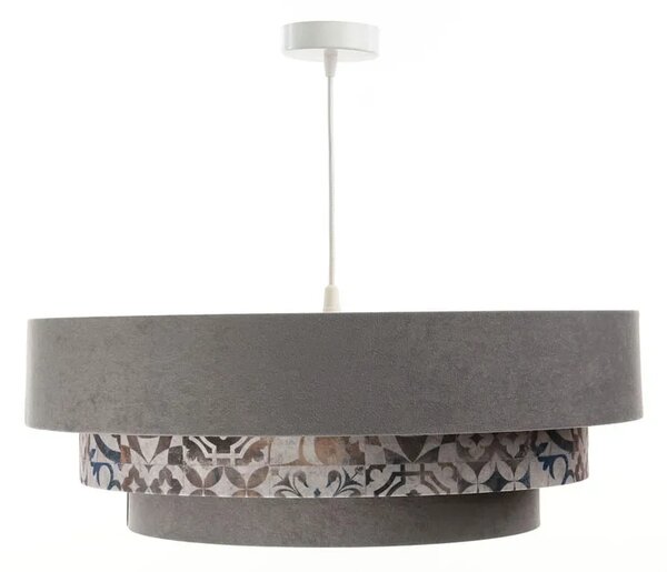 Szaro-złota lampa z trzyczęściowym abażurem - 3X S451 M2-M14