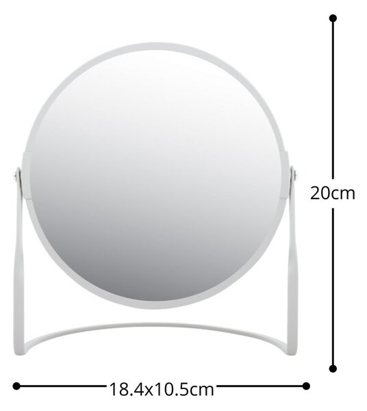 Lustro kosmetyczne powiększające (powiększenie 5x) ø 18 cm Akira – Spirella