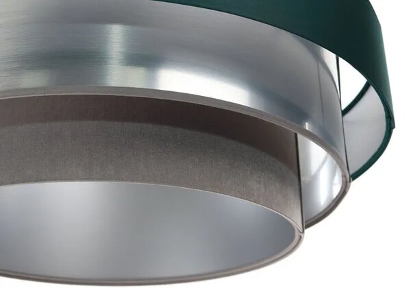 Trójkolorowa okrągła lampa wisząca z abażurem - 9X S462 R7-B00