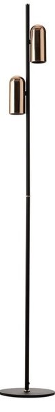 Lampa podłogowa Azzardo Vivi 2 GO/BK AZ5725 – nowoczesna, stylowa do salonu i sypialni