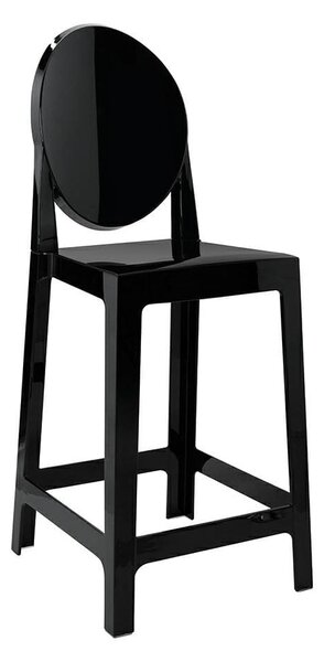 Krzesło barowe VICTORIA 65 cm czarne