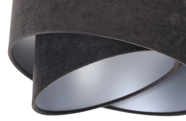 Czarna lampa wisząca nad stół asymetryczna - S499 G7-R17