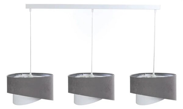 Lampa wisząca nad stół z trzema abażurami - 3X S505 A3-S81