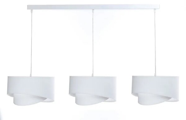 Biała skandynawska lampa wisząca nad stół - 5X S511 Z3-L24