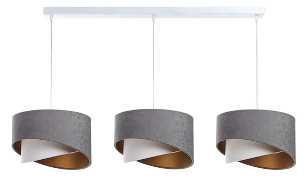 Potrójna duża lampa wisząca nad stół G4-T18