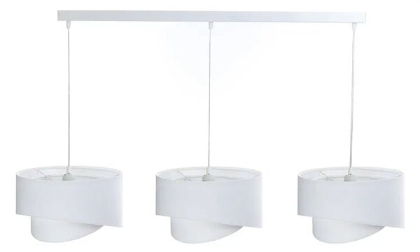Biała skandynawska lampa wisząca nad stół - 5X S511 Z3-L24