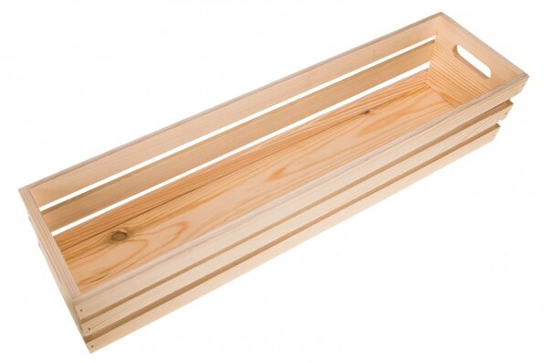 ČistéDřevo Skrzynka drewniana doniczka – 60cm